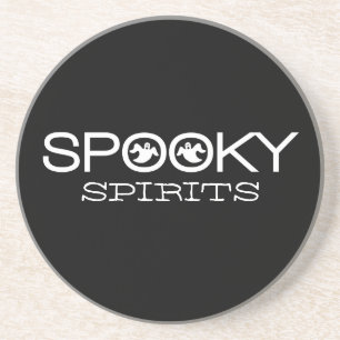 Spooky Typography Halloween Onderzetter