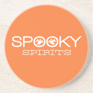 Spooky Typography Halloween Onderzetter