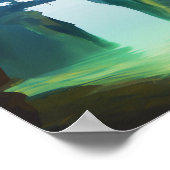 Spooky Uil Water Bridge Witchy AI Art Matte Value Poster (Hoek)