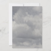 Spooky Unicorn 1e verjaardag Uitnodiging (Achterkant)