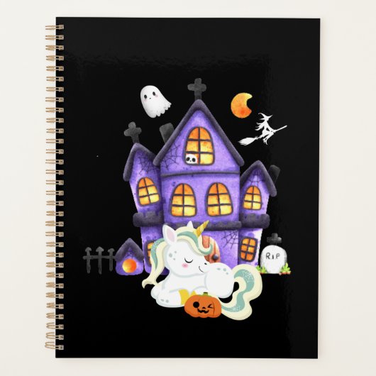 Spooky Unicorn Planner (Voorkant)
