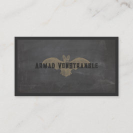 Spooky Vampire Bat Halloween Visitekaartje