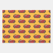 Spooky Vampire Bloedvlakken Teeth Halloween Gift Inpakpapier Vel (Voorkant 3)