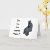 SPOOKY VERJAARDAG WENSEN VOOR U! KAART (Gele Bloem)