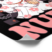 Spooky Verpleegster Bloemen Schattige Spook Verple Poster (Hoek)