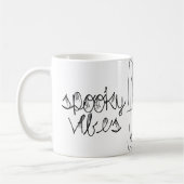 Spooky Vibes Abstracte Spiers Koffiemok (Links)