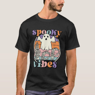 Spooky Vibes ASL Hands American Sign Language BOO T-shirt