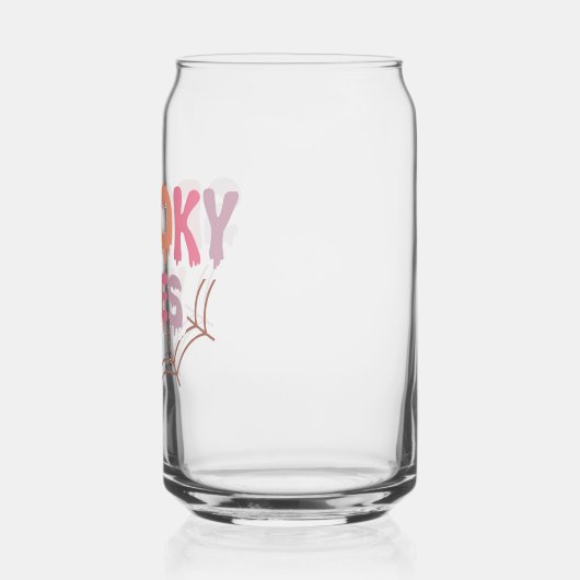 Spooky Vibes Blikvorm Glas (Links)