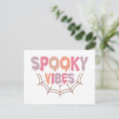 Spooky Vibes Briefkaart (Staand voorkant)