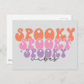 Spooky Vibes Briefkaart (Voorkant / Achterkant)