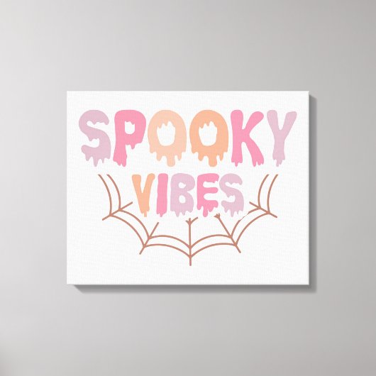 Spooky Vibes Canvas Afdruk (Voorkant)