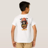 Spooky Vibes Crew Halloween Skelet 🎃💀 T-shirt (Achterkant volledig)
