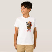 Spooky Vibes Crew Halloween Skelet 🎃💀 T-shirt (Voorkant volledig)