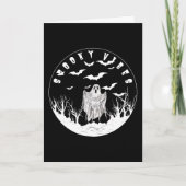 Spooky Vibes Feestdagen Kaart (Voorkant)
