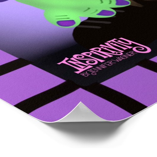 Spooky Vibes Frankenstein Classroom Inspirivity Poster (Hoek)