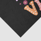 Spooky Vibes Ghost Retro Groovy Halloween Tissuepapier (Detail)