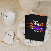 Spooky Vibes Ghosts Halloween Kaart