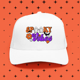 Spooky Vibes Ghosts Trucker Pet