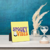 Spooky Vibes - Grappige Halloween Ghost Fotoplaat (Insitu)