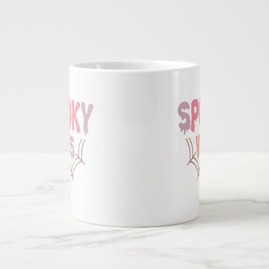 Spooky Vibes Grote Koffiekop (Voorkant)