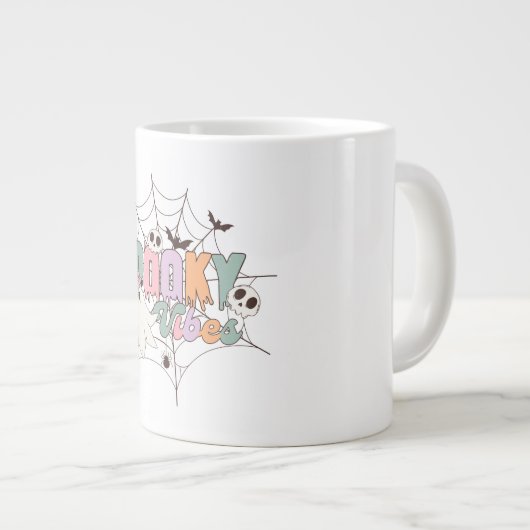 Spooky Vibes Grote Koffiekop (Voorkant rechts)