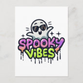 Spooky Vibes Halloween Briefkaart (Voorkant)