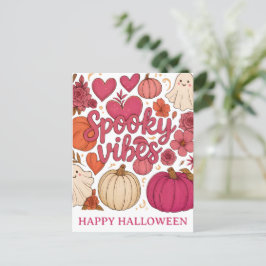 Spooky Vibes - Halloween Briefkaart