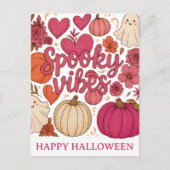 Spooky Vibes - Halloween Briefkaart (Voorkant)