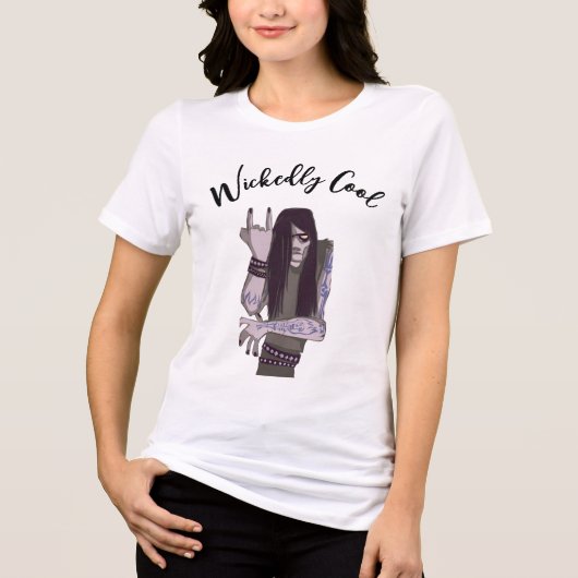 Spooky Vibes – Halloween Dames T-Shirt (Voorkant)