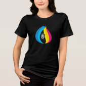 Spooky Vibes – Halloween Design Dames T-Shirt (Voorkant)