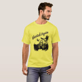 Spooky Vibes – Halloween Design Heren T-Shirt Des (Voorkant volledig)