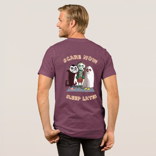 Spooky Vibes – Halloween Design Men’s T-Shirt Des (Voorkant)