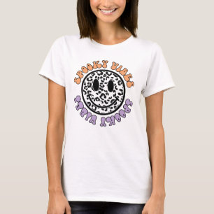 Spooky Vibes Halloween esthetische T-shirt