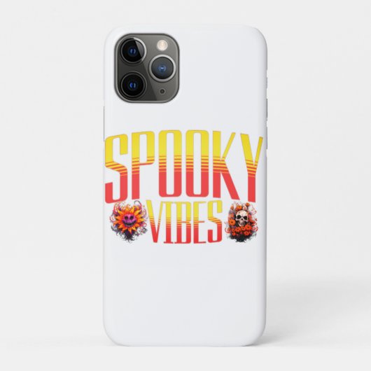 Spooky Vibes: Halloween grafisch T-shirt Case-Mate iPhone Case (Achterkant)
