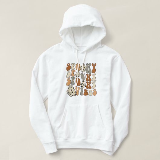 Spooky Vibes Halloween Hoodie (Design voorkant)