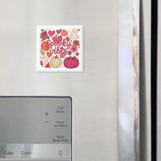 Spooky Vibes - Halloween Magneet (Insitu (Koelkast))
