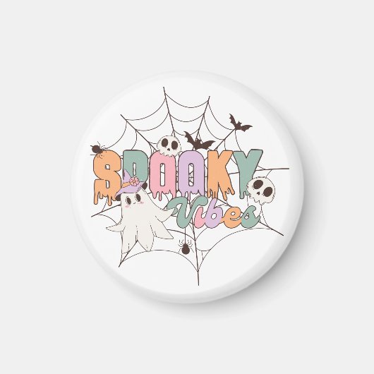 Spooky Vibes Halloween Magneet (Voorkant)