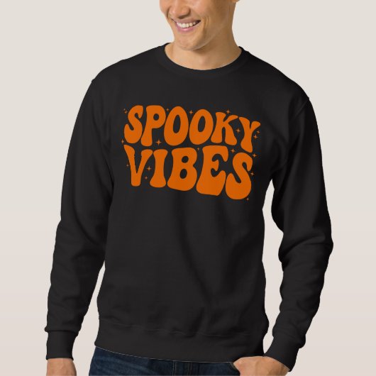 Spooky Vibes, Halloween Mannen Trui (Voorkant)