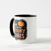 Spooky Vibes Halloween Mok (Voorkant links)