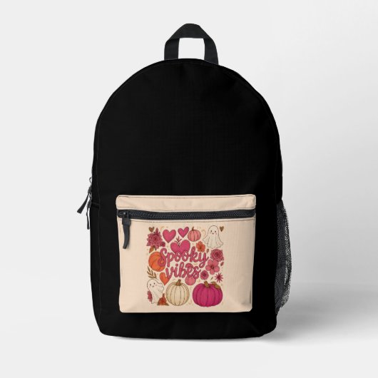 Spooky Vibes - Halloween Rugzak (Voorkant)