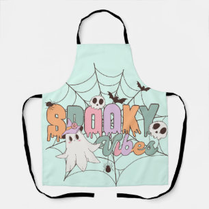 Spooky Vibes Halloween Schort