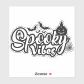 Spooky Vibes Halloween Sticker (Vel)