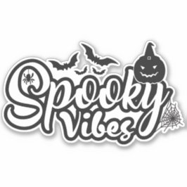 Spooky Vibes Halloween Sticker
