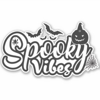 Spooky Vibes Halloween Sticker