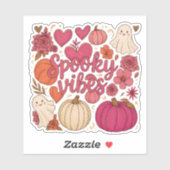 Spooky Vibes - Halloween Sticker (Vel)