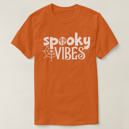 Spooky Vibes Halloween T-shirt (Design voorkant)