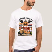 Spooky Vibes Halloween T-shirt 2025 (Voorkant)