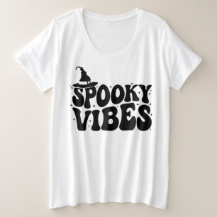 Spooky Vibes, Halloween Vrouwen Grote Maat T-shirt