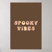 Spooky Vibes Halloween Wall Art Poster (Voorkant)