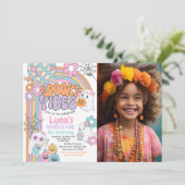 Spooky Vibes Hippie Halloween ANY AGE Kaart (Staand voorkant)